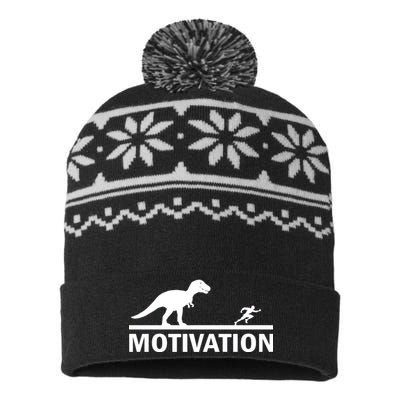 T-Rex Motivation USA-Made Snowflake Beanie