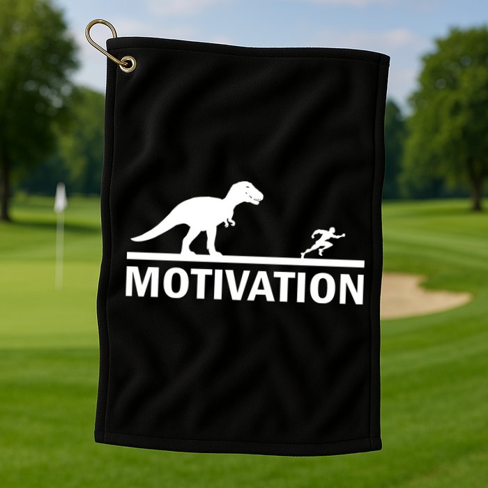 T-Rex Motivation Golf Towel