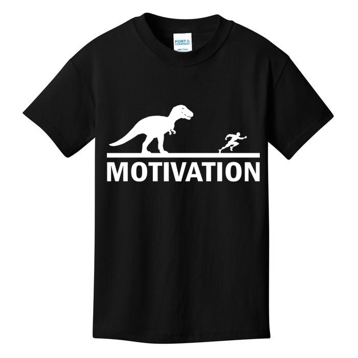 T-Rex Motivation Kids T-Shirt