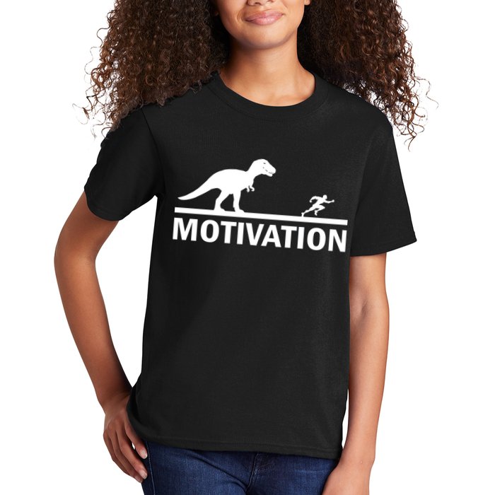 T-Rex Motivation Kids T-Shirt