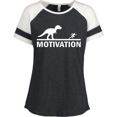 T-Rex Motivation Enza Ladies Jersey Colorblock Tee