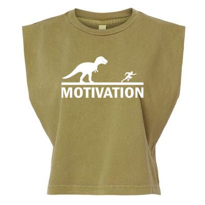 T-Rex Motivation Garment-Dyed Women's Muscle Tee