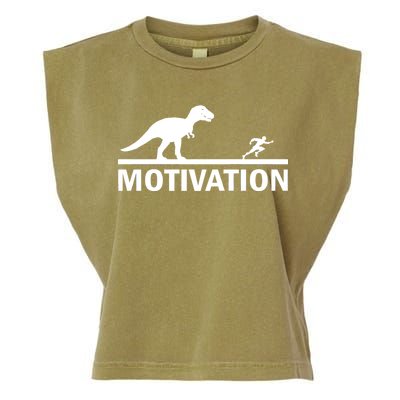 T-Rex Motivation Garment-Dyed Women's Muscle Tee