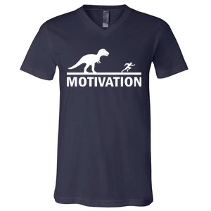 T-Rex Motivation V-Neck T-Shirt