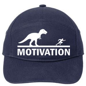 T-Rex Motivation 7-Panel Snapback Hat