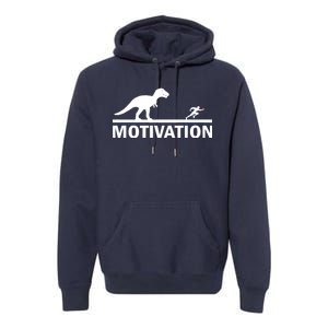 T-Rex Motivation Premium Hoodie