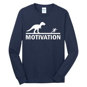 T-Rex Motivation Tall Long Sleeve T-Shirt