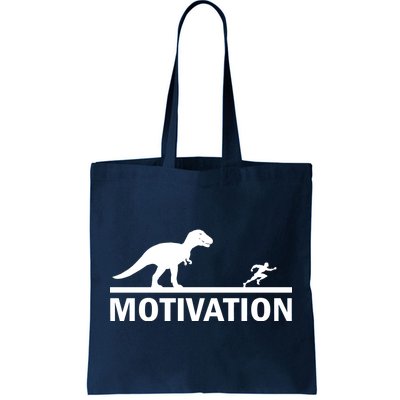 T-Rex Motivation Tote Bag