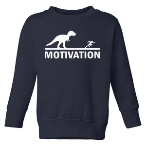 T-Rex Motivation Toddler Sweatshirt