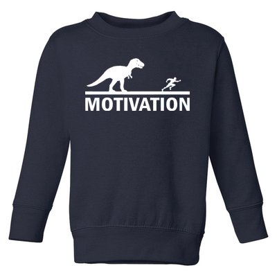 T-Rex Motivation Toddler Sweatshirt