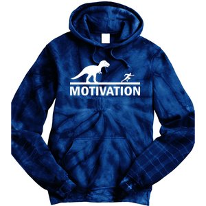 T-Rex Motivation Tie Dye Hoodie