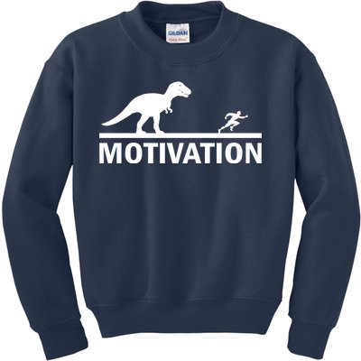 T-Rex Motivation Kids Sweatshirt