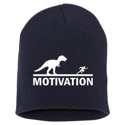 T-Rex Motivation Short Acrylic Beanie