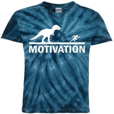 T-Rex Motivation Kids Tie-Dye T-Shirt