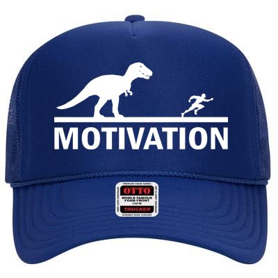 T-Rex Motivation High Crown Mesh Back Trucker Hat