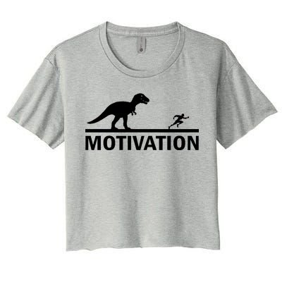 T-Rex Motivation Women's Crop Top Tee