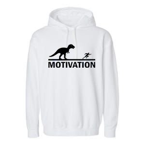 T-Rex Motivation Garment-Dyed Fleece Hoodie