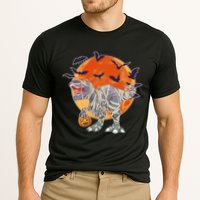 T-Rex Mummy Attack Spooky Halloween Cooling Performance Crew T-Shirt