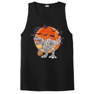 T-Rex Mummy Attack Spooky Halloween PosiCharge Competitor Tank