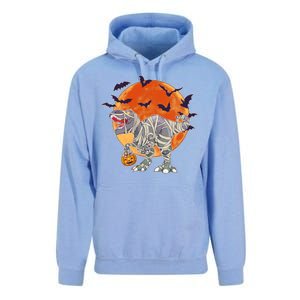 T-Rex Mummy Attack Spooky Halloween Unisex Surf Hoodie