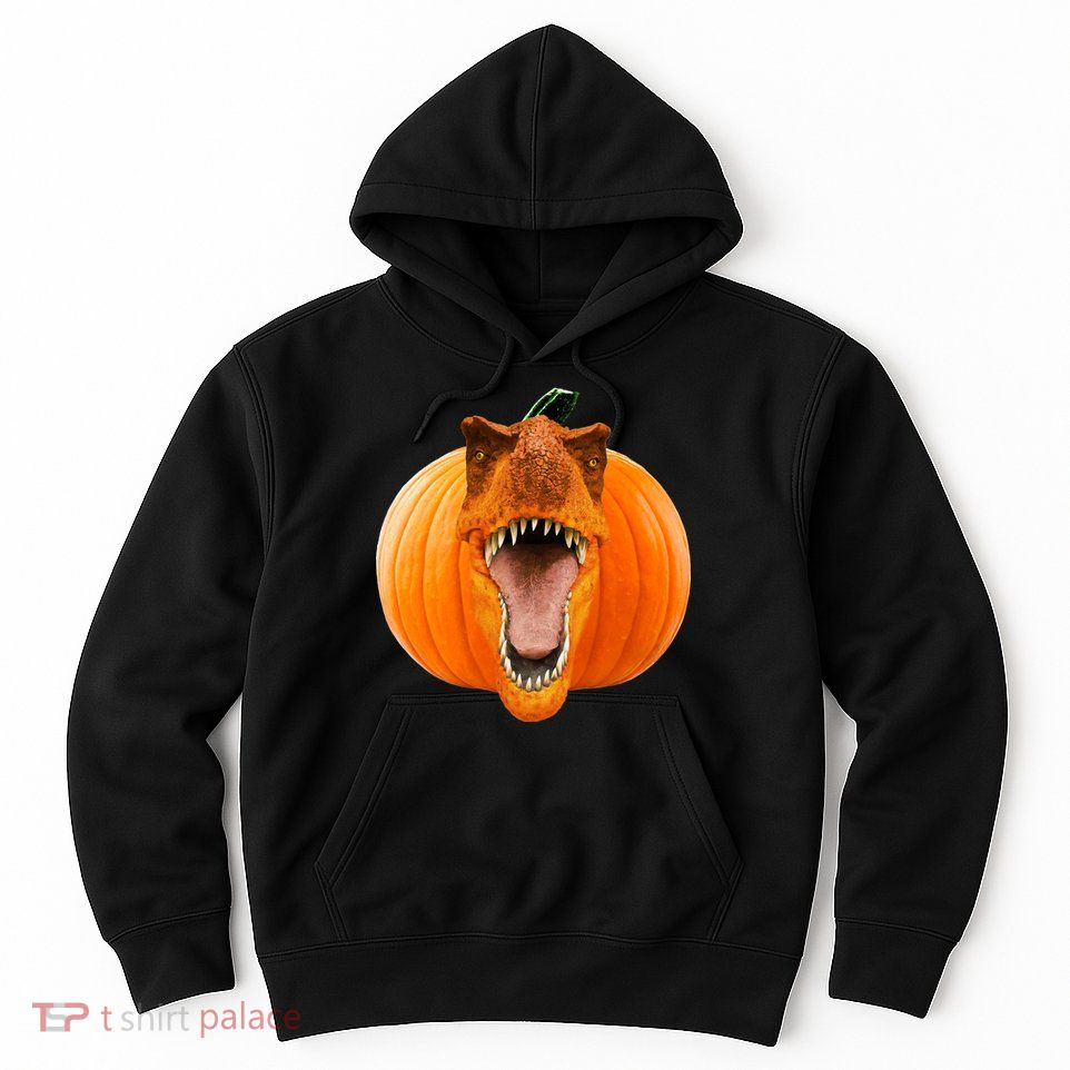 T-REX Pumpkin Face Hoodie