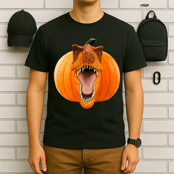 T-REX Pumpkin Face T-Shirt