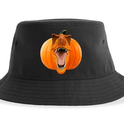 T-REX Pumpkin Face Sustainable Bucket Hat