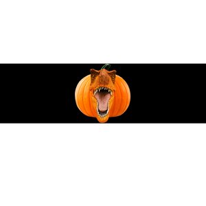 T-REX Pumpkin Face Bumper Sticker