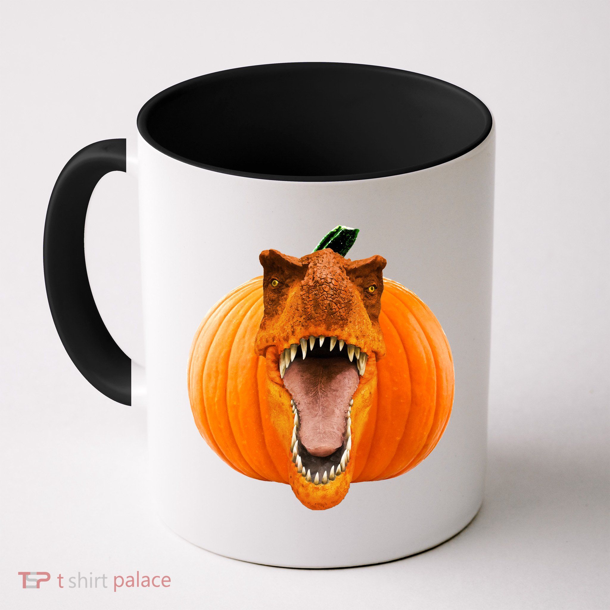 T-REX Pumpkin Face Mug