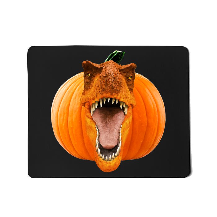 T-REX Pumpkin Face Mousepad