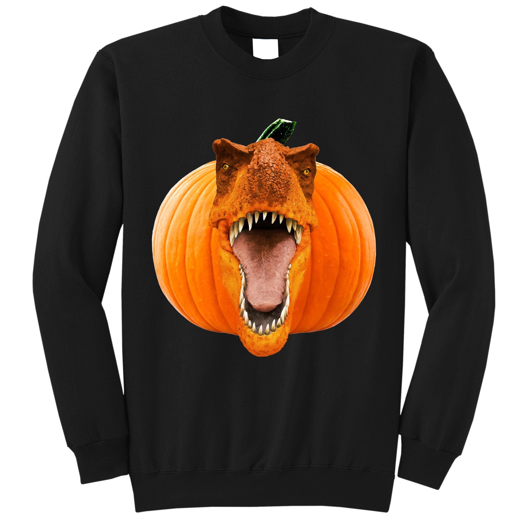 T-REX Pumpkin Face Tall Sweatshirt