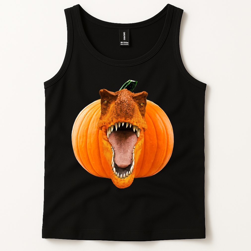 T-REX Pumpkin Face Tank Top