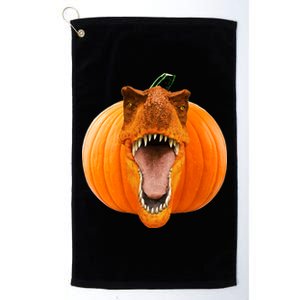 T-REX Pumpkin Face Platinum Collection Golf Towel