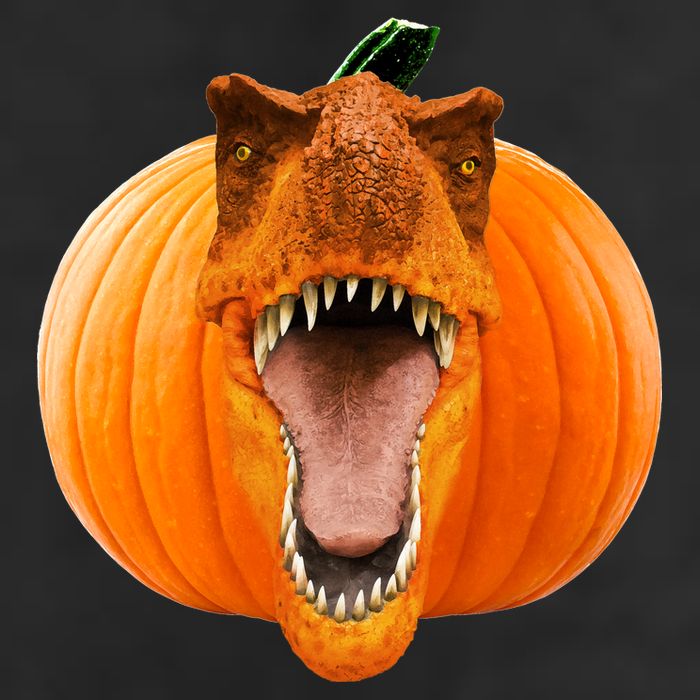 T-REX Pumpkin Face Golf Towel