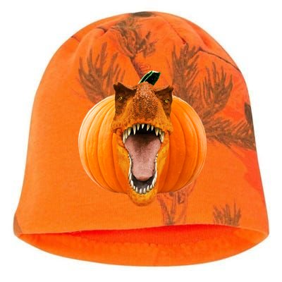 T-REX Pumpkin Face Kati - Camo Knit Beanie