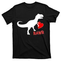 T-Rex Rawr Heart Dinosaur Valentine's Day T-Shirt