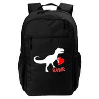 T-Rex Rawr Heart Dinosaur Valentine's Day Daily Commute Backpack