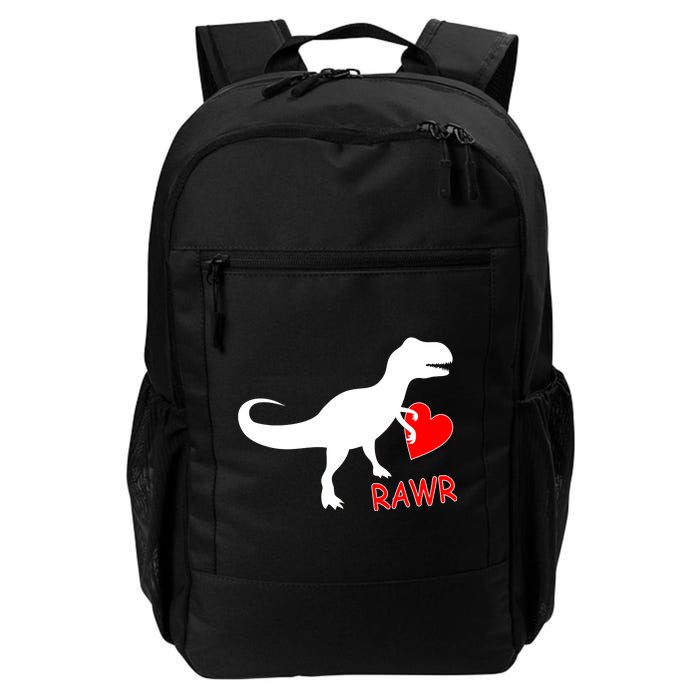 T-Rex Rawr Heart Dinosaur Valentine's Day Daily Commute Backpack