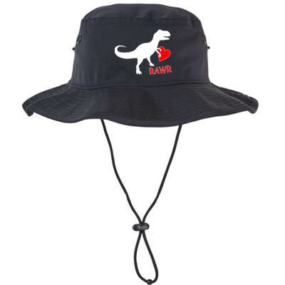 T-Rex Rawr Heart Dinosaur Valentine's Day Bucket Hat