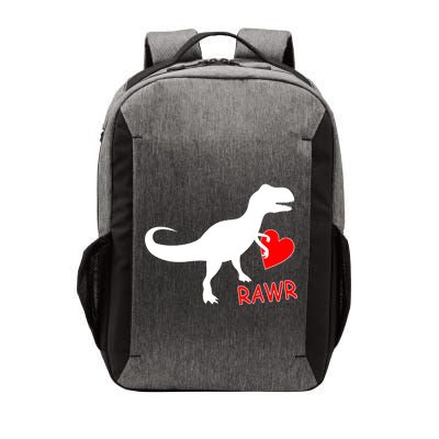 T-Rex Rawr Heart Dinosaur Valentine's Day Vector Backpack