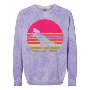 T-Rex Retro Colorblast Crewneck Sweatshirt