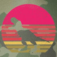 T-Rex Retro Legacy Tie Dye Trucker Hat