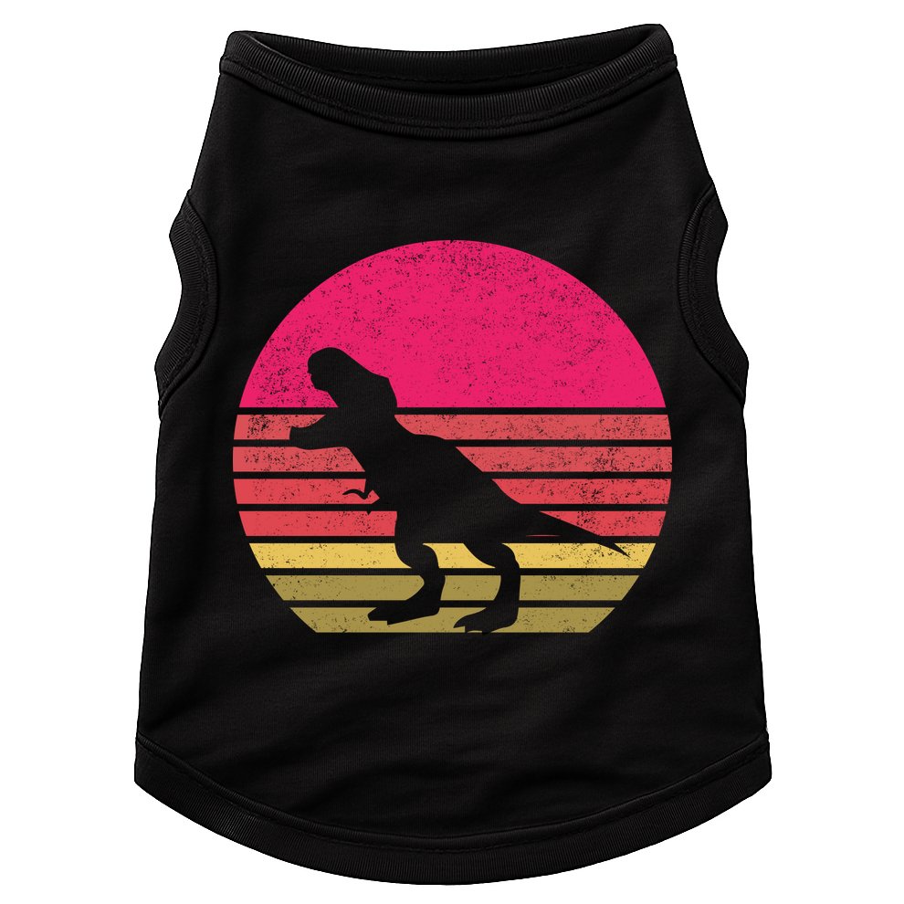 T-Rex Retro Doggie Tank