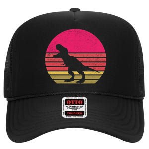 T-Rex Retro High Crown Mesh Back Trucker Hat