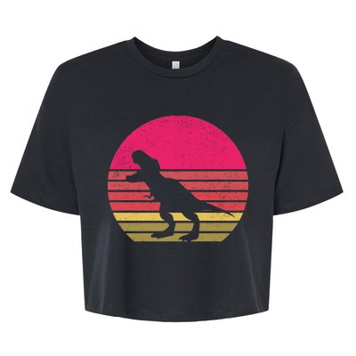 T-Rex Retro Bella+Canvas Jersey Crop Tee