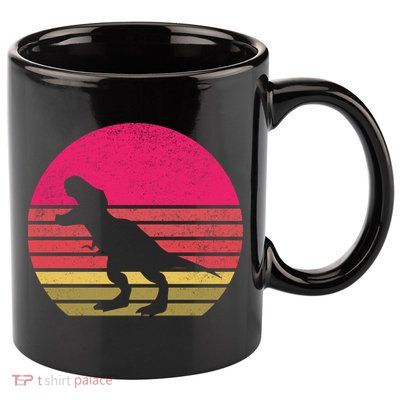 T-Rex Retro 11oz C Handle Ceramic Mug