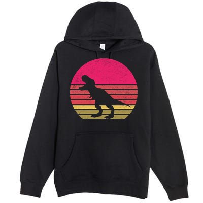 T-Rex Retro Premium Pullover Hoodie
