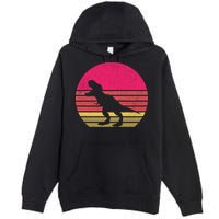 T-Rex Retro Premium Pullover Hoodie