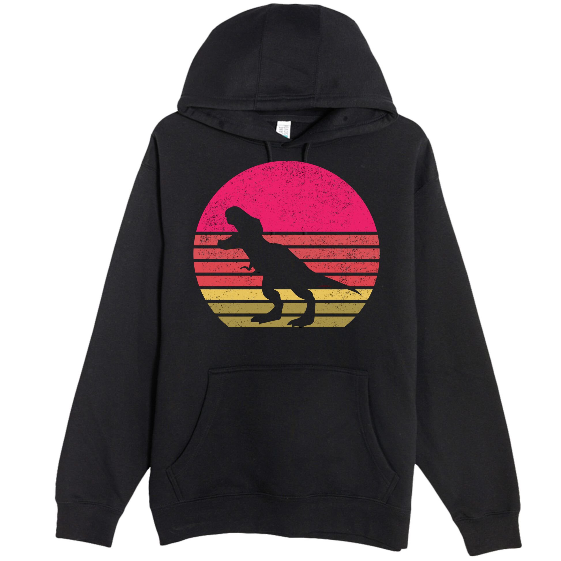 T-Rex Retro Premium Pullover Hoodie