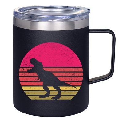 T-Rex Retro 12oz Stainless Steel Coffee Mug